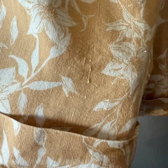Women's 0 Rag &amp; Bone Ivy Printed Floral Linen Shorts  Zipper Fly