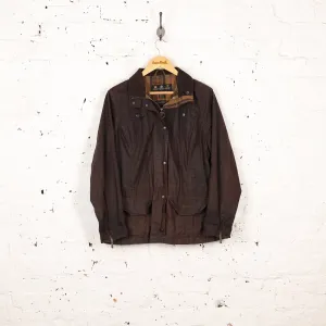 Women's Barbour Summer Sapper Wax Jacket Coat - Brown - Women's XL