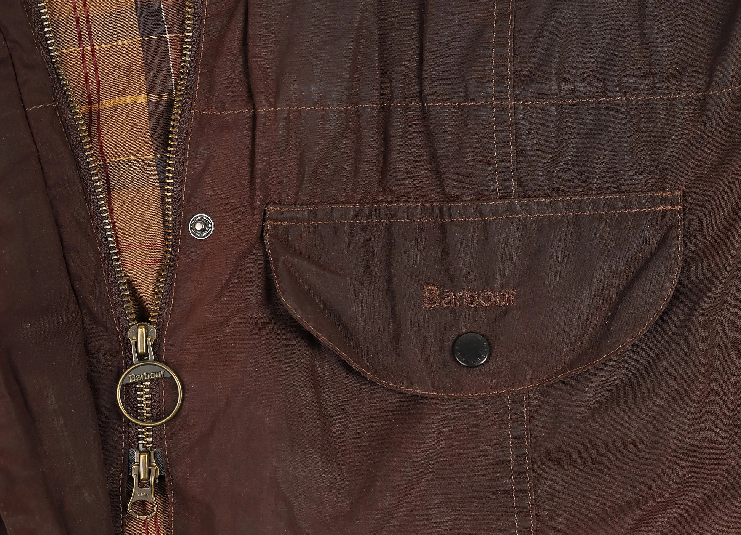 Women's Barbour Summer Sapper Wax Jacket Coat - Brown - Women's XL