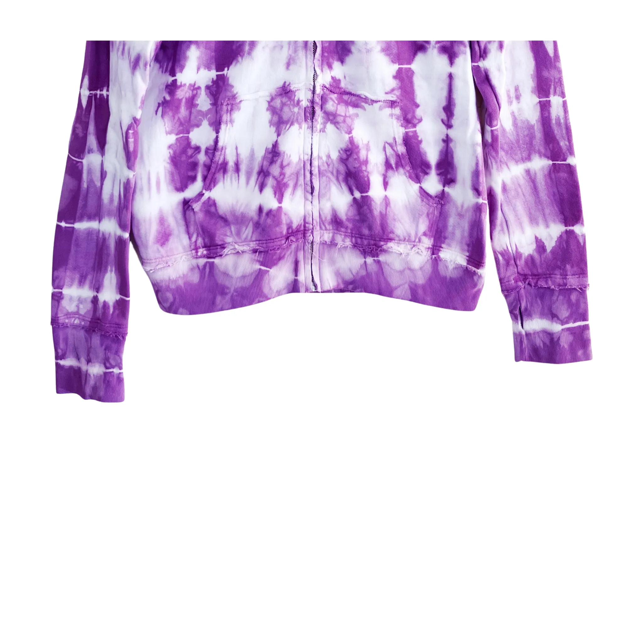 Women's Purple Tie Dye Hoodie
