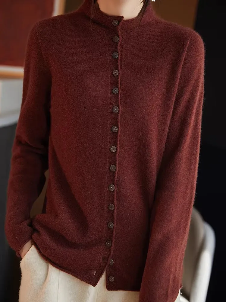 Wool Jacket Knitted Top Sweater