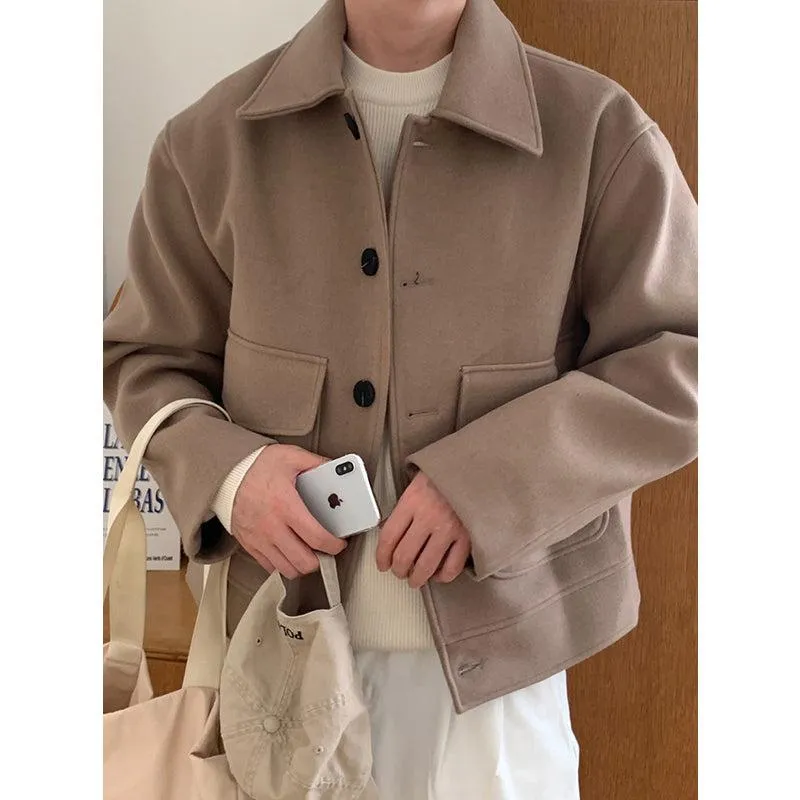 Woolen Cropped Jacket