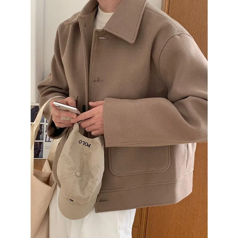 Woolen Cropped Jacket