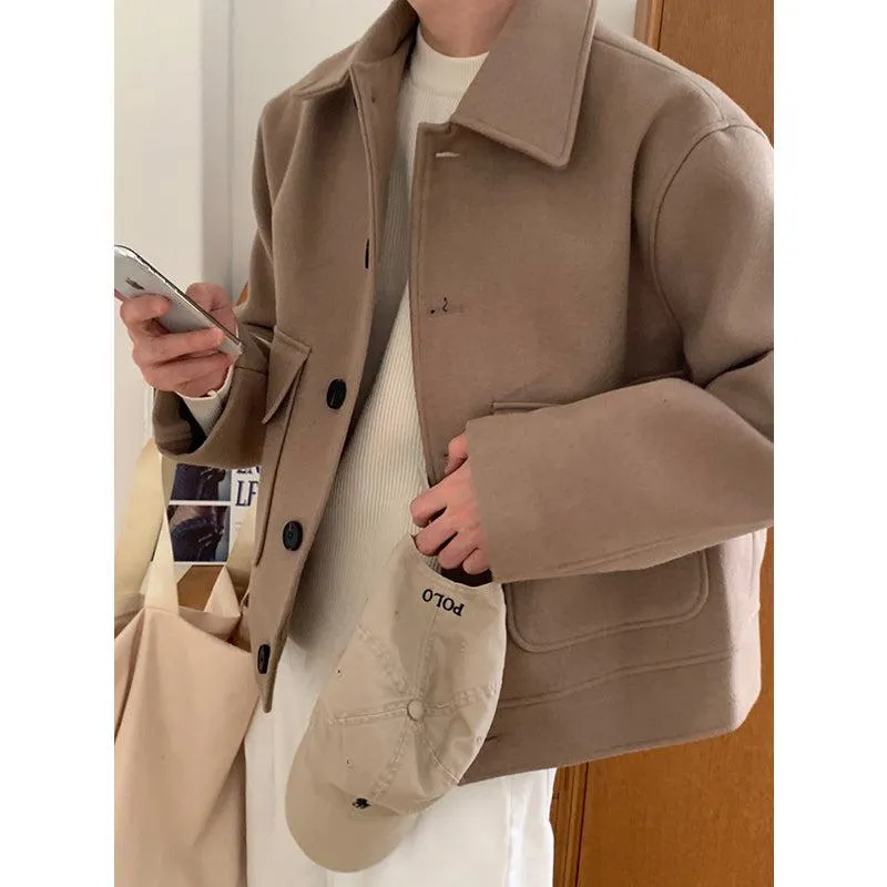 Woolen Cropped Jacket