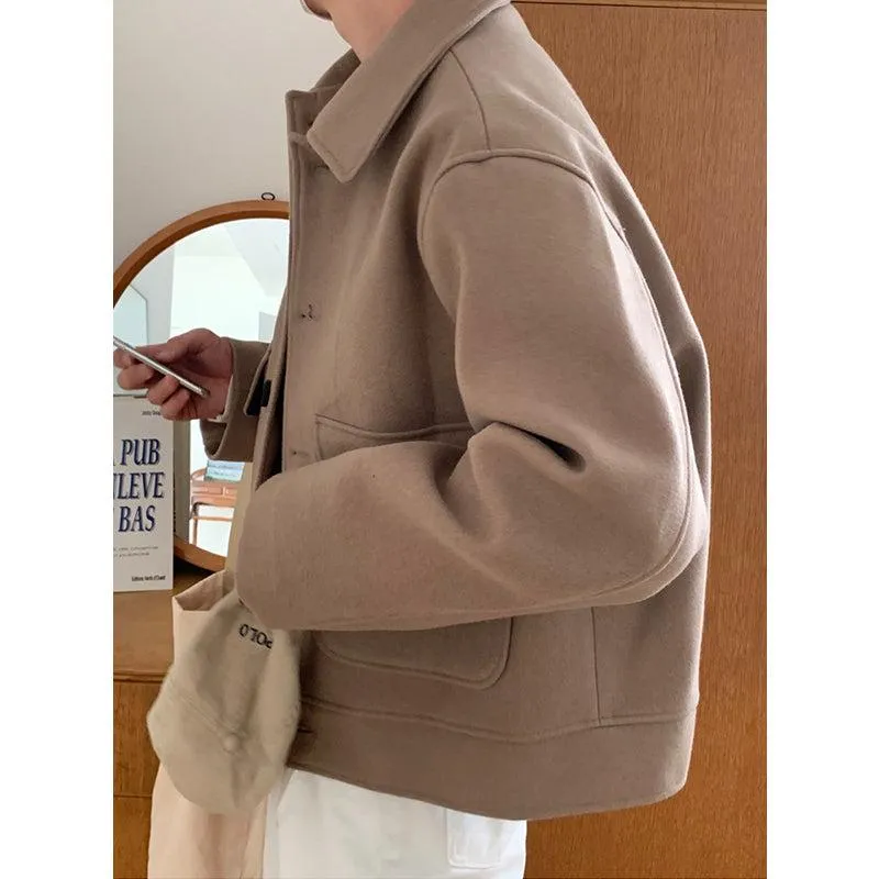 Woolen Cropped Jacket