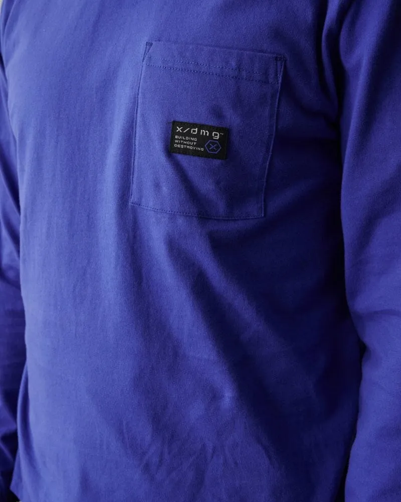 x41/Long Sleeve Tee - Electric Purple