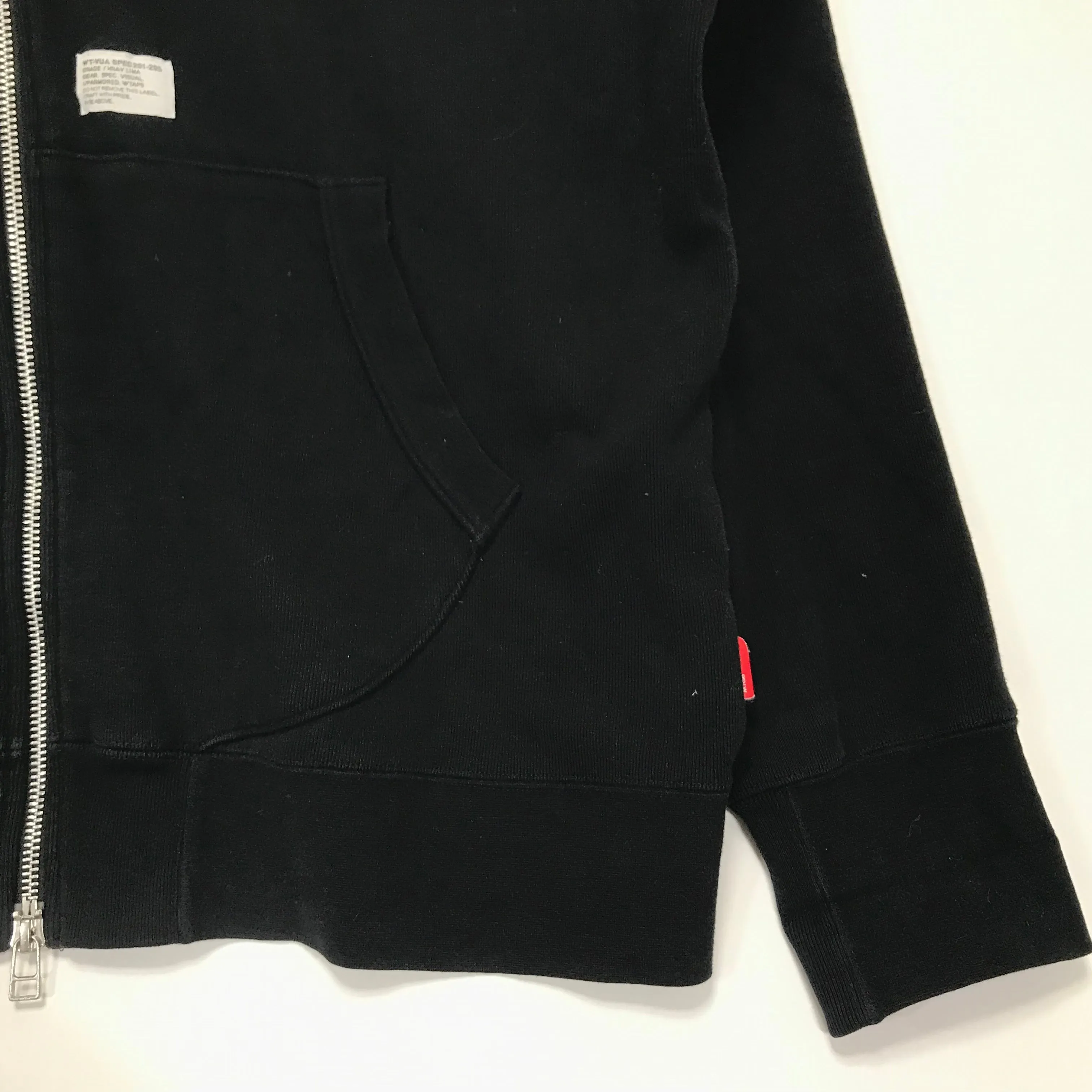 [XL] WTaps 06AW Hellweek Zip Up Thermal Hoodie Black