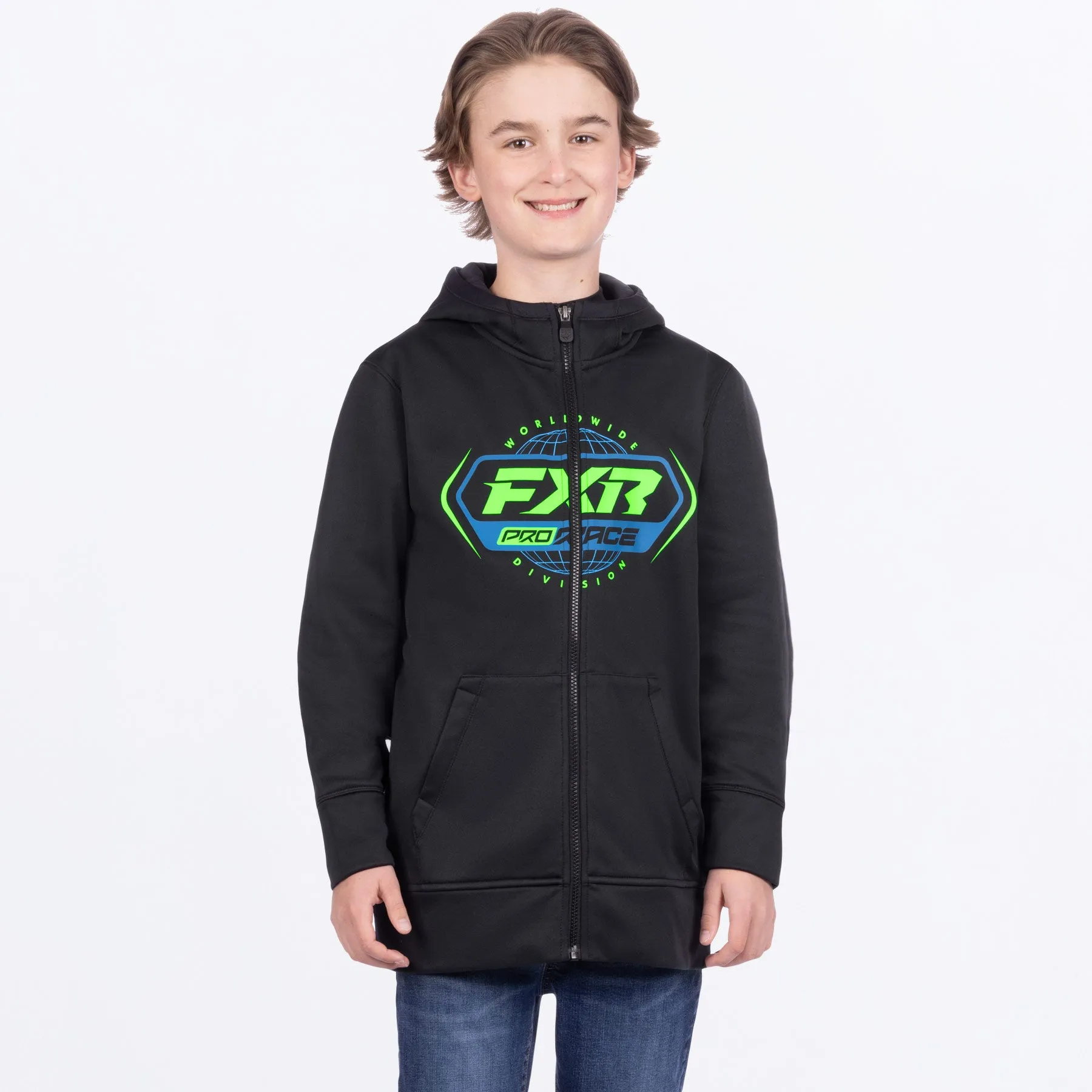 Youth Race Division Tech Zip Hoodie