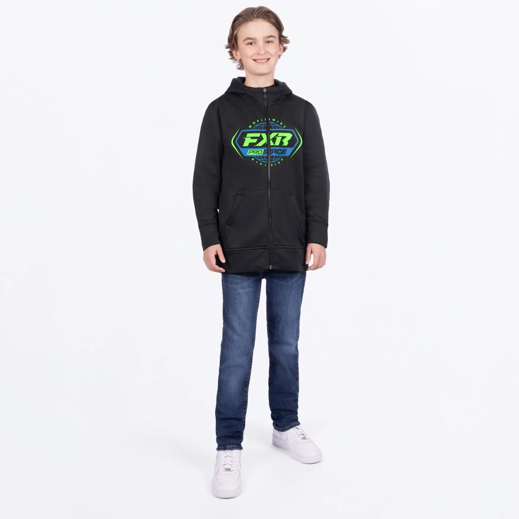 Youth Race Division Tech Zip Hoodie