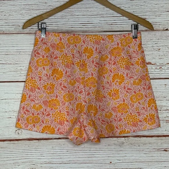 Zara Floral Printed Shorts Sz M